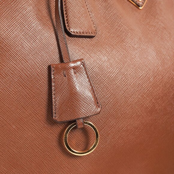 Prada Galleria Medium Brown Saffiano Leather Tote - Picture 10 of 15